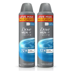 Kit 2 Desodorante Aerosol Dove Men+Care Prot Total 250ml Cada