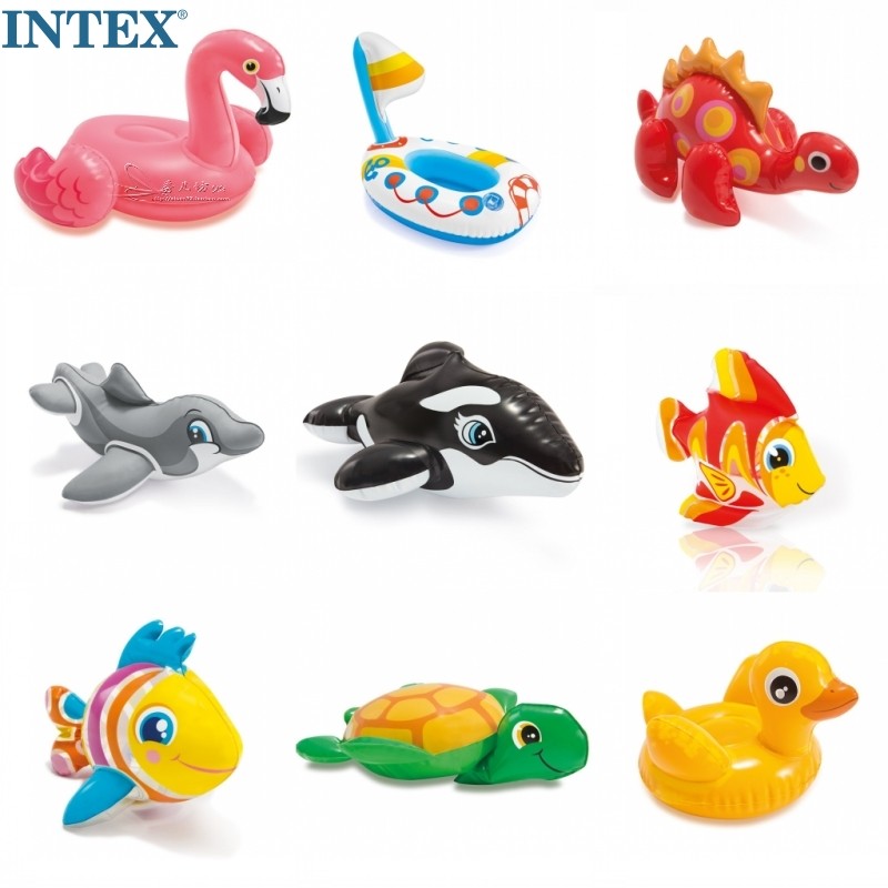 Novo intex58590 infantil inflável brinquedos de água crianças banho natação água jogando areia animais