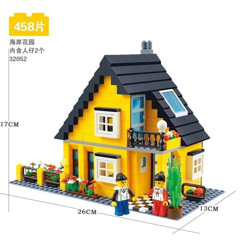 816 Peças de Blocos de Construção Compatíveis com Lego Friends Country Villa, Casas para Meninos, Quartos Urbanos DIY pa