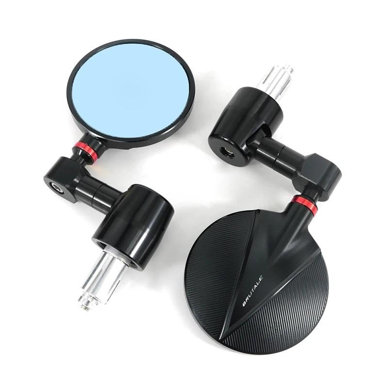 Apto Para MV AGUSTA Brutale 675 2013-2019 910 800 1090 RR 2010 Motocicleta CNC Lidar Com Barra Espelhos Retrovisores Lat
