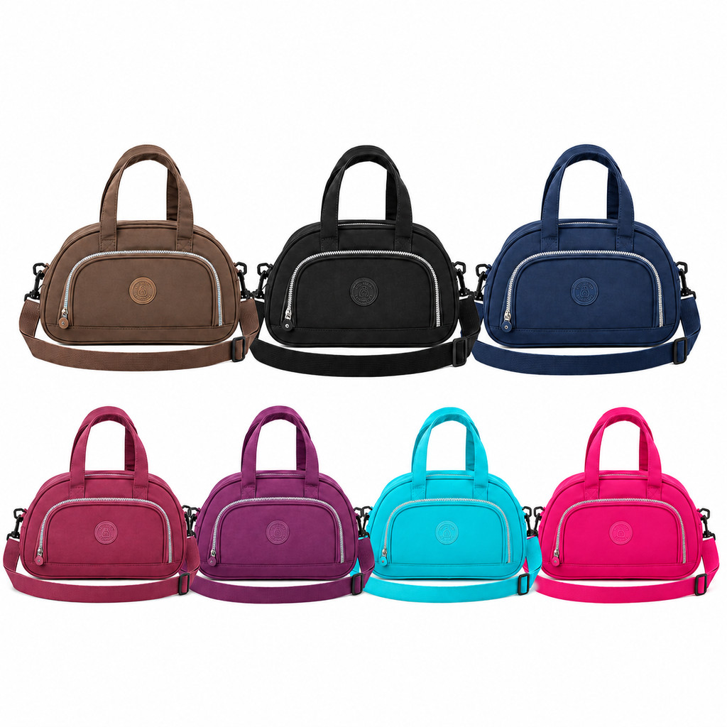 Bolsa Térmica Feminina 2 Compartimentos com Alça de Mão e Ombro Removível 33x21x13cm para Marmita, Lanches e Bebidas
