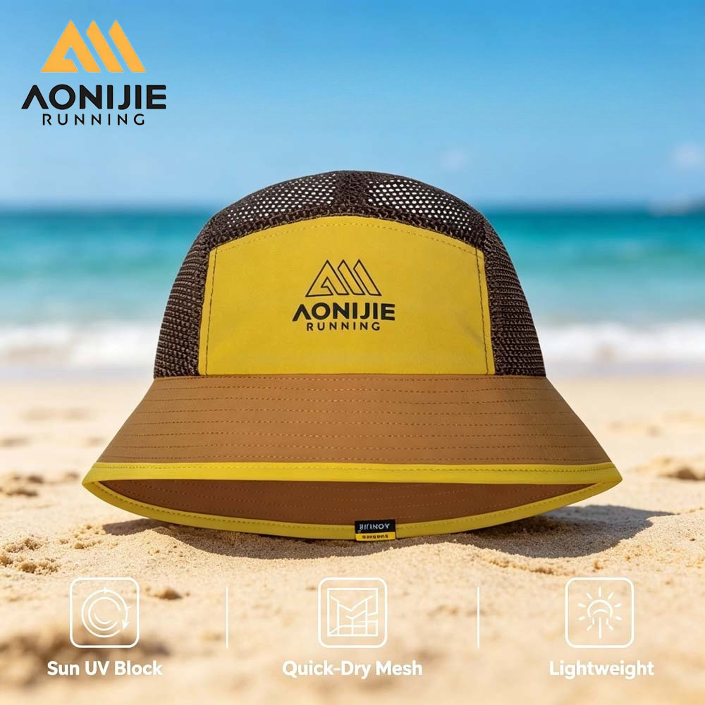 AONIJIE E4632 Balde De Malha Respirável Com Proteção UV Chapéu Caminhada Trail Running