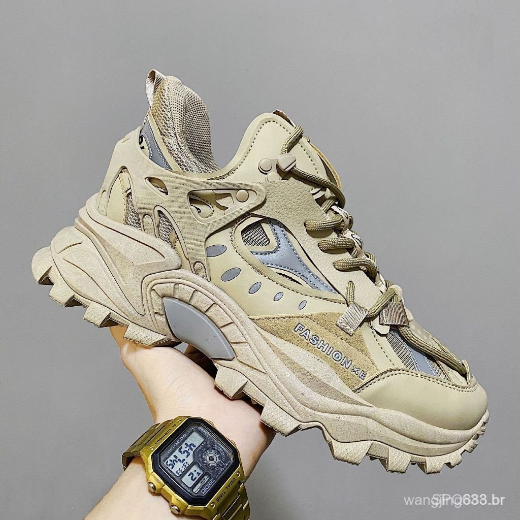 Sapatos Masculinos Tênis Da Moda , Fundo Grosso 55 , Alta Qualidade