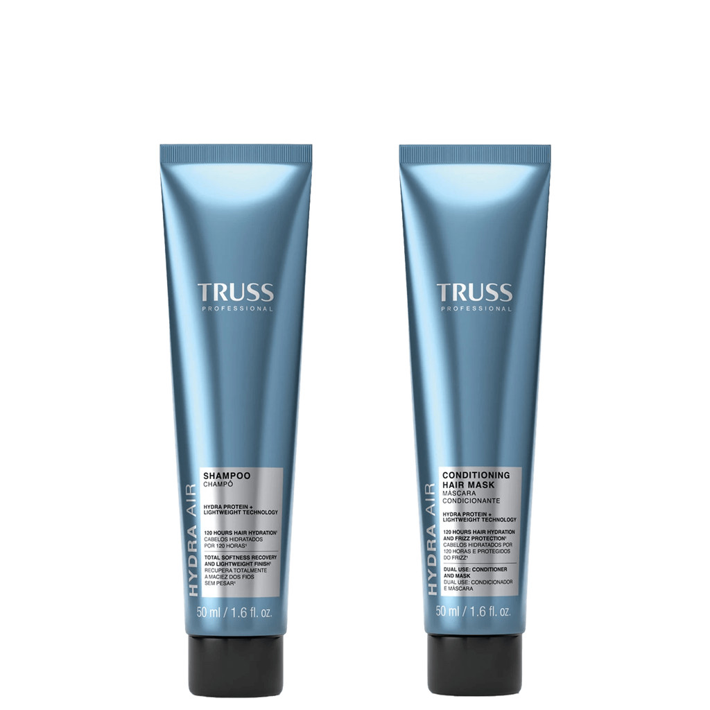 Kit TRUSS Hydra Air - Shampoo 50ml + CondMask Máscara Condicionante 50ml
