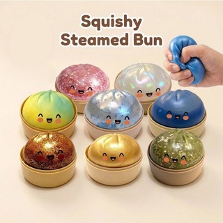 Squishy Surprise Glitter Dumpling Slimme Antistress Chinese Breadmaker Glitter Dough 8,5 cm