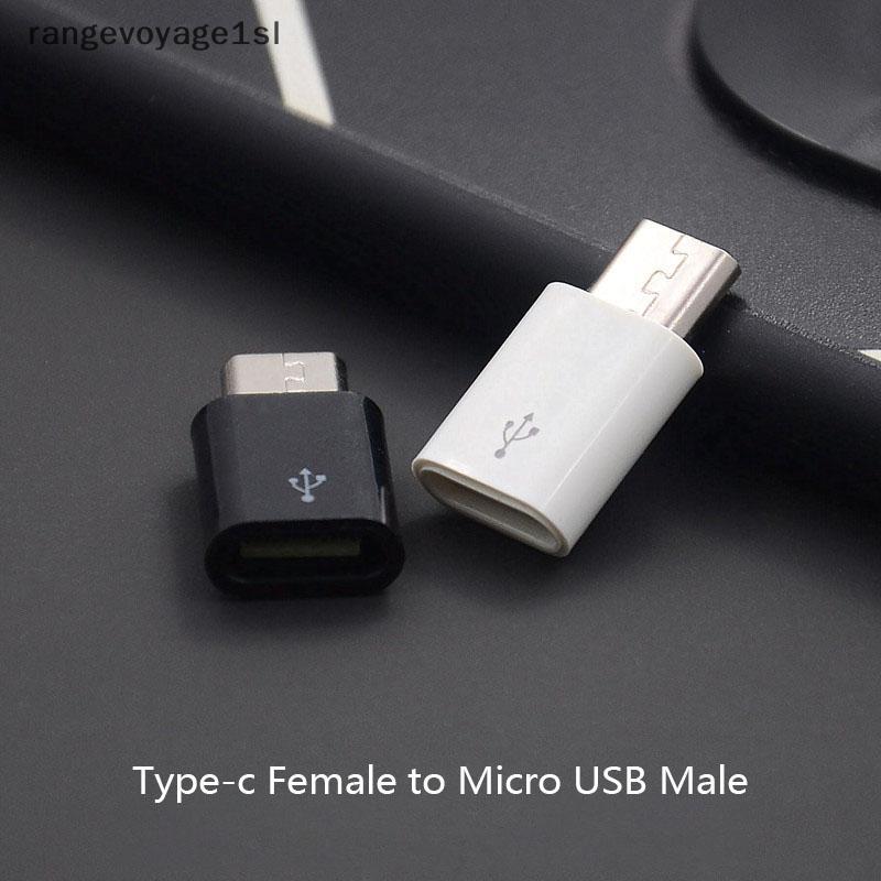 [rge] 1 Unidade Tipo C Fêmea Para Micro USB Macho Conversor Conector Adaptador De Telefone Android [BR]