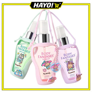 Body Fantasy Original 50ml Sanrio Plan (My Melody/Hangyo-dong/Pochaco Chaveiro De Silicone Presente)