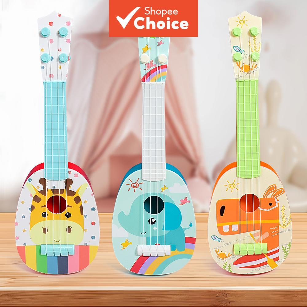 Crianças Ukulele Mini Guitarra Instrumento Musical Brinquedo Educativo Para Presente De Natal Iniciante Prática Jogar Di