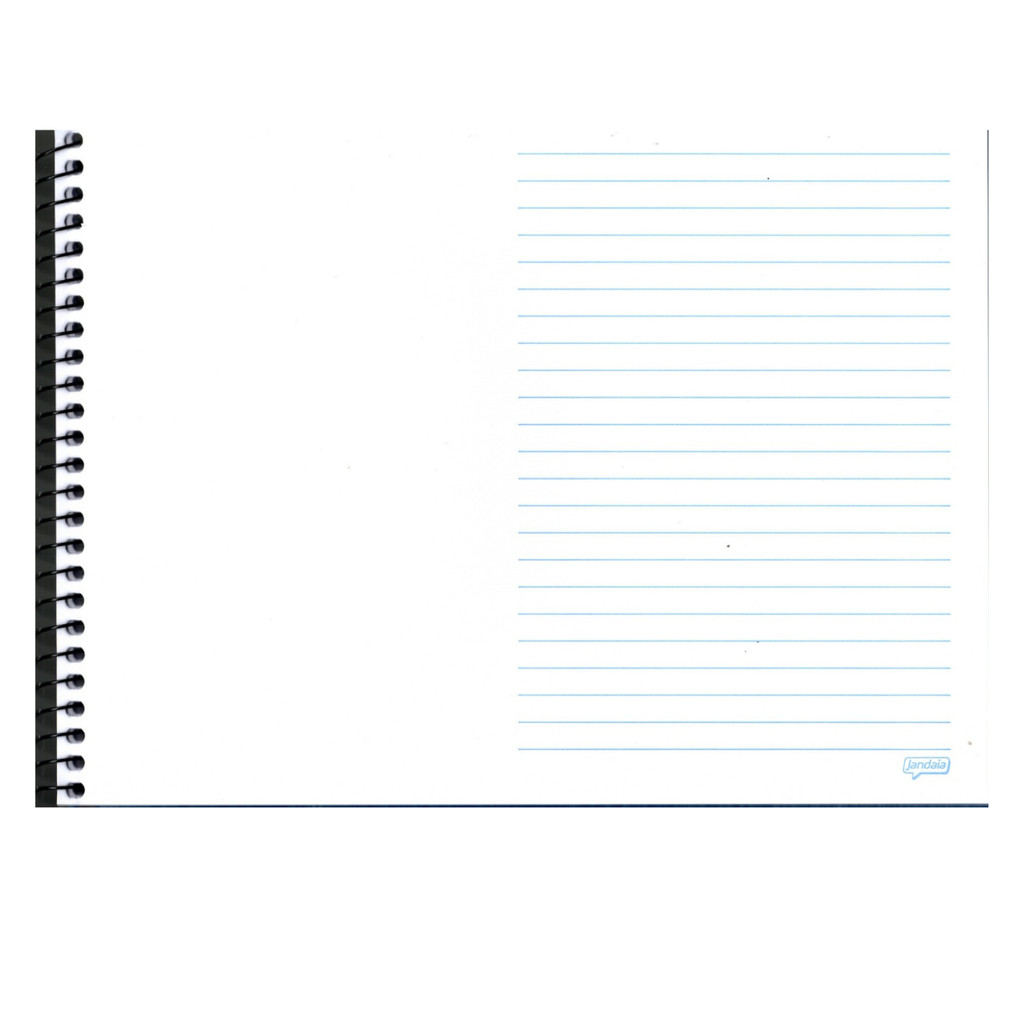 Caderno MEIA PAUTA Universitario Stiff 80 folhas - Jandaia · foto 2