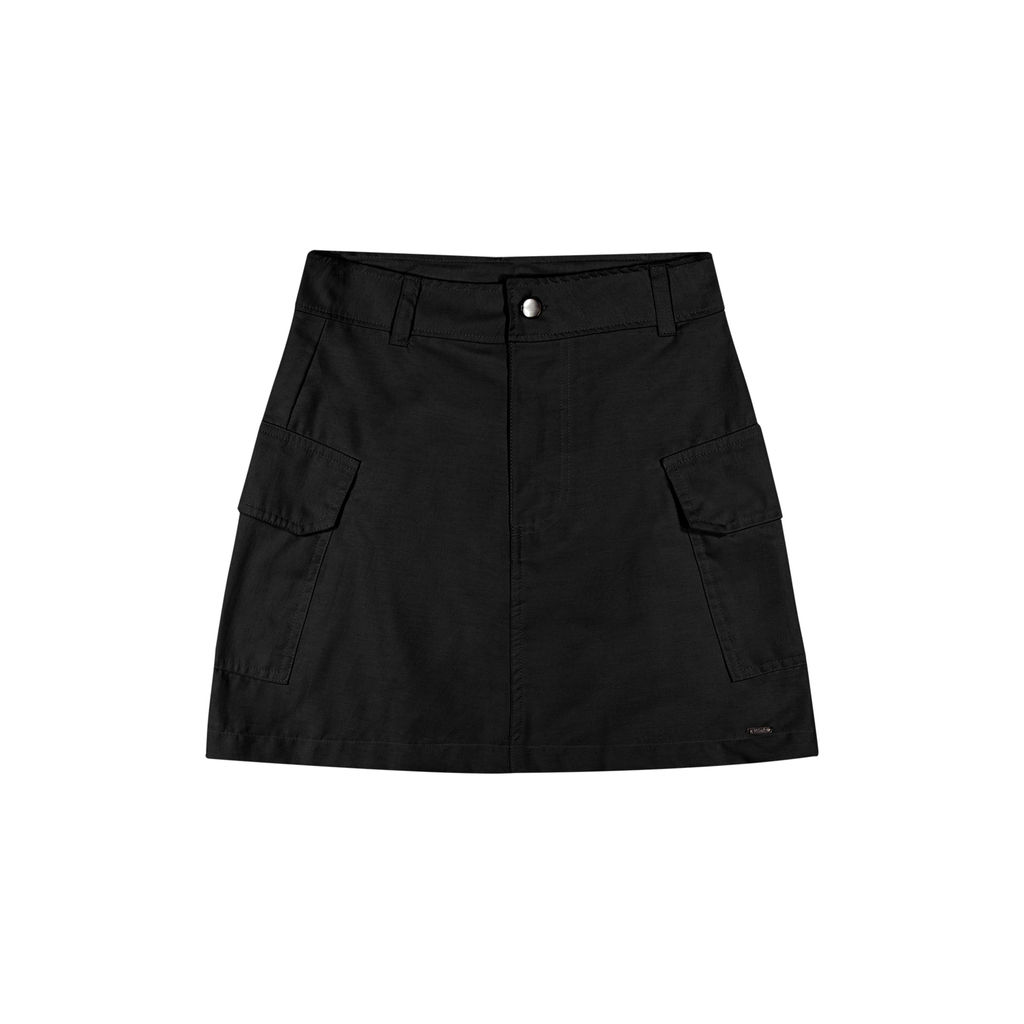Saia Cargo Juvenil Menina em Sarja Beats Preto