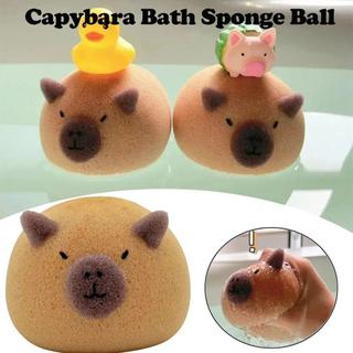 Capybara Bola De Esponja De Banho , Esfoliante De Corpo Em Blister Bebê , Macia Para Adultos
