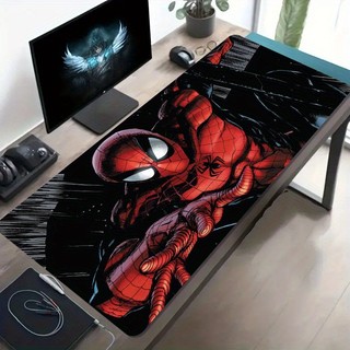 Mouse Pad Gamer Extra Grande Homem‑Aranha, Tapete de Mesa Antiderrapante Borda Costurada para PC e Jogos