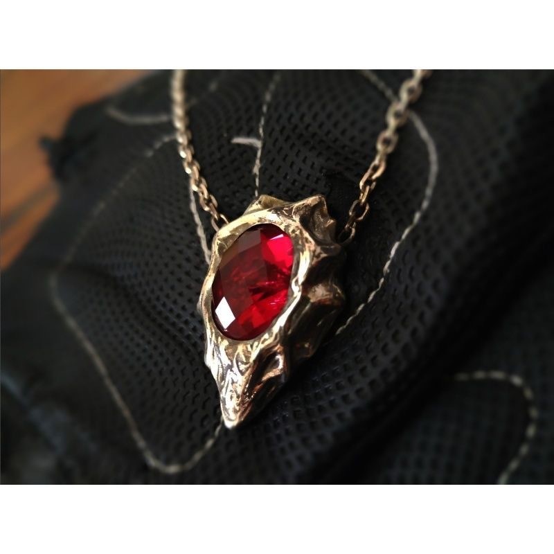 Colar com pingente do amuleto de Dante, do popular jogo Devil May Cry, um sucesso de vendas, com design vintage e origin