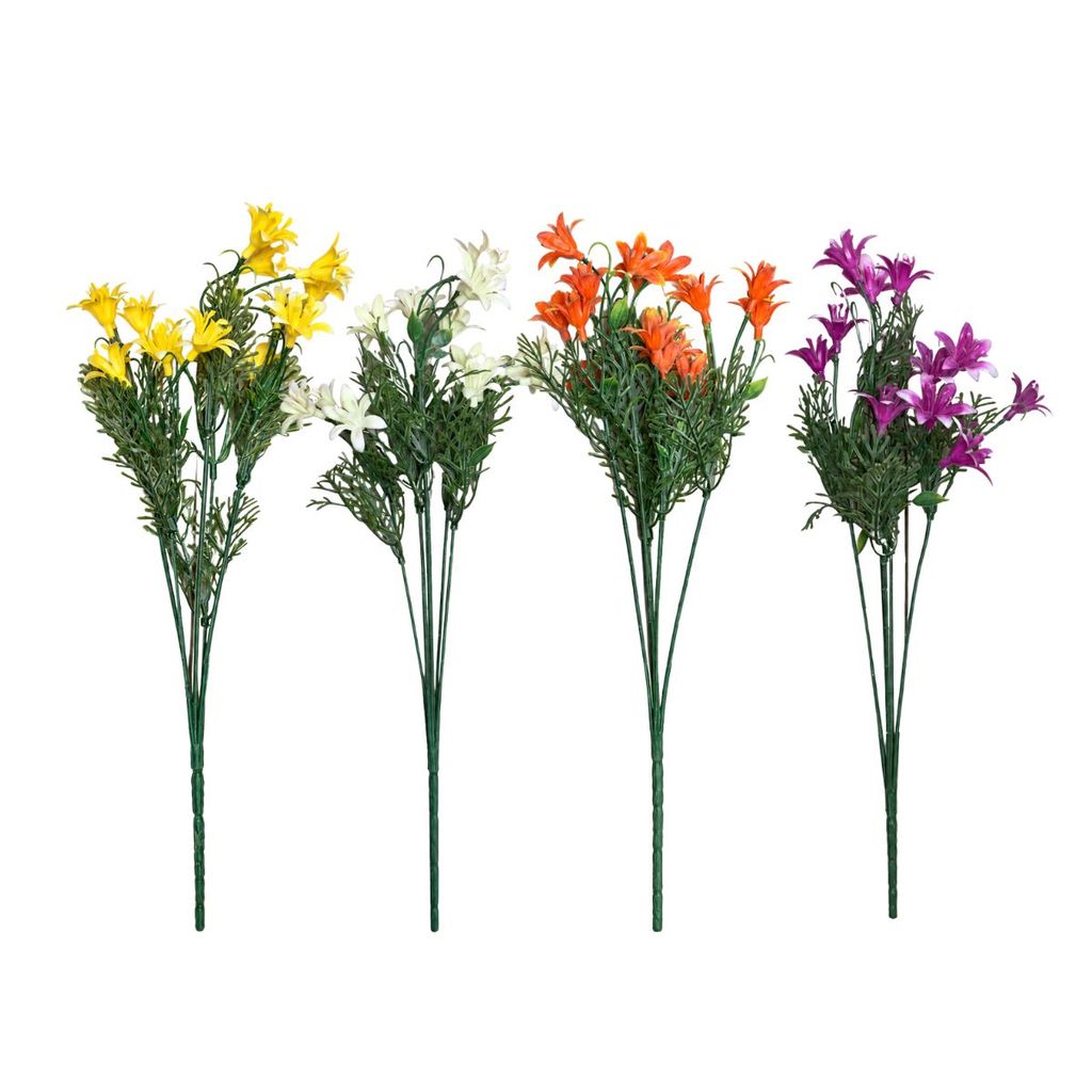 Buquê Mini Lírio Artificial Ideal para Arranjos e Decoração