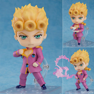 10cm JOJOs Aventura Bizarra Giorno Giovanna 1155 Figura De Ação Brinquedos Boneca Ornamentos De Mesa E Presentes Colecio