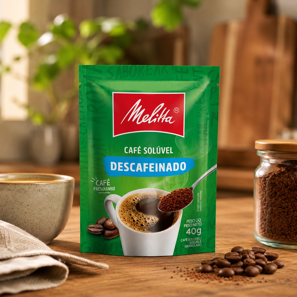 Cafe Melitta Soluvel Descafeinado 40G