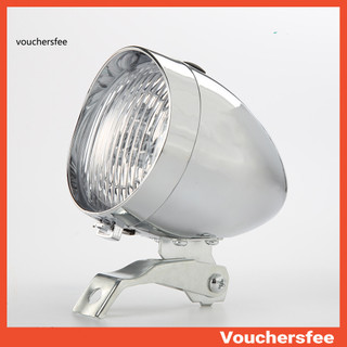 [VOU] 3 LED 2 Modos De Bicicleta Luz Frontal Farol Lanterna Vintage