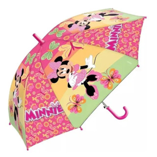 Guarda Chuva Sombrinha Club da Minnie Rosa Infantil Criança