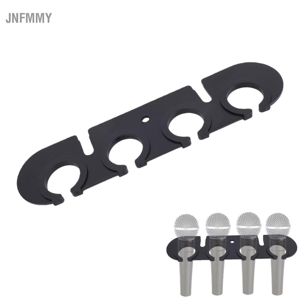 Jnfmmy Rack de armazenamento de microfone Organizador de bandeja de metal com gerenciamento de fios e anéis
