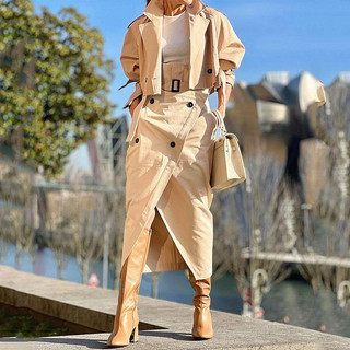 PUBL JCYI Novo Conjunto de Roupa de Trabalho de Moda Europeia e Americana, Casual, Versátil, Elegante, com Top Curto Sol