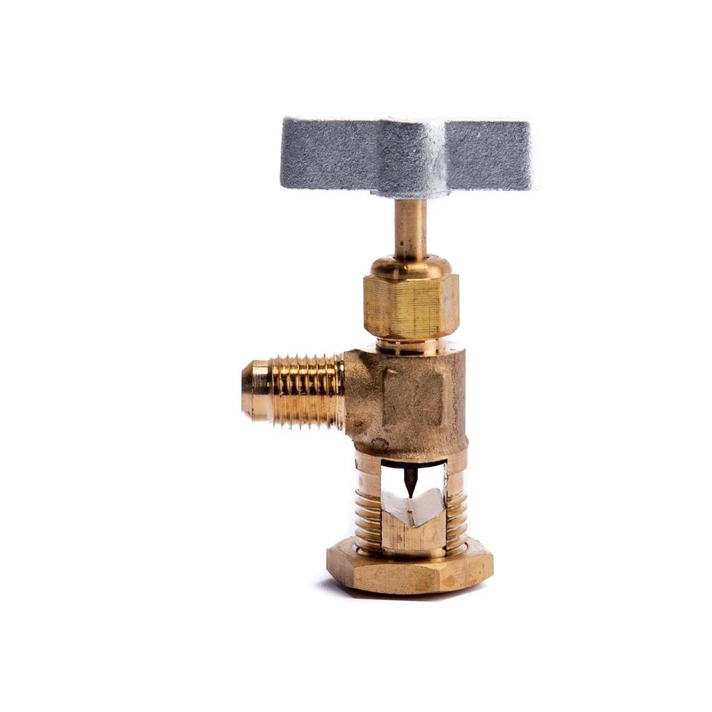 Válvula Perfuradora de Tubos Hulter 1/8 a 5/16 com Manopla HT5341F