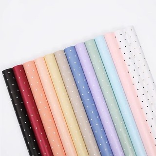 Papel de embrulho de buquê Ouya Papel de embrulho de flores Cincia Dot Materiais de embrulho de presente Floral