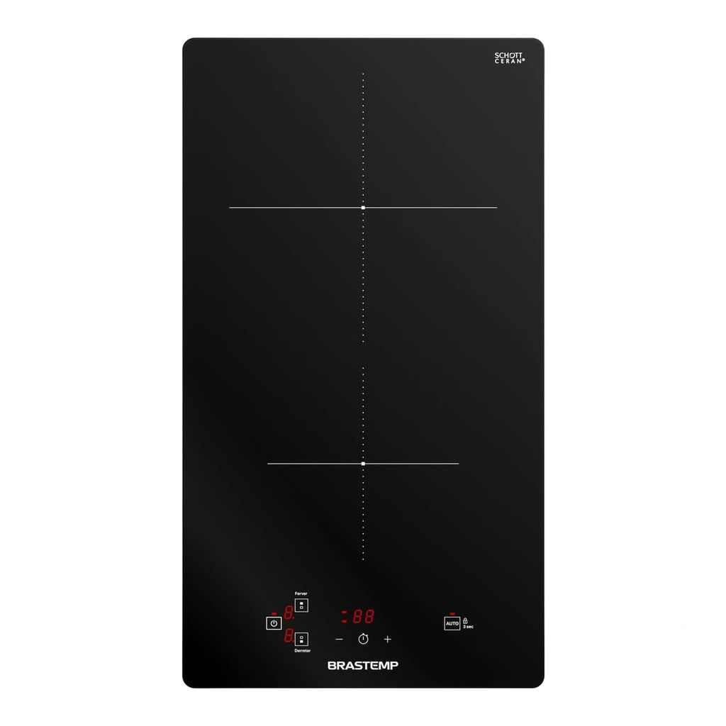 Cooktop 2 Bocas de Indução Brastemp com Funções Especiais - BDJ31AE