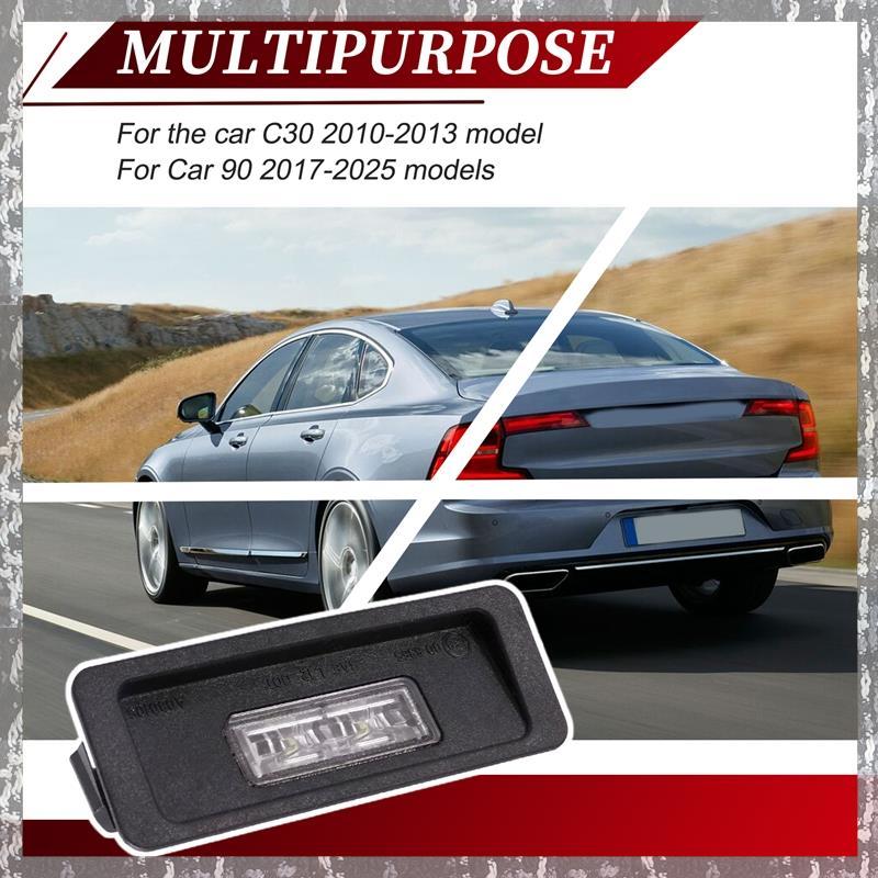 [Tnr] Para Luz Traseira Da Placa De Carro C30 2010-2013 31446531/31335226