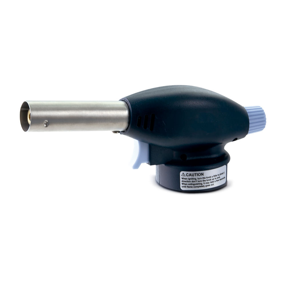 Maçarico Culinário Portátil em Aço Inox Mimo Style Preto