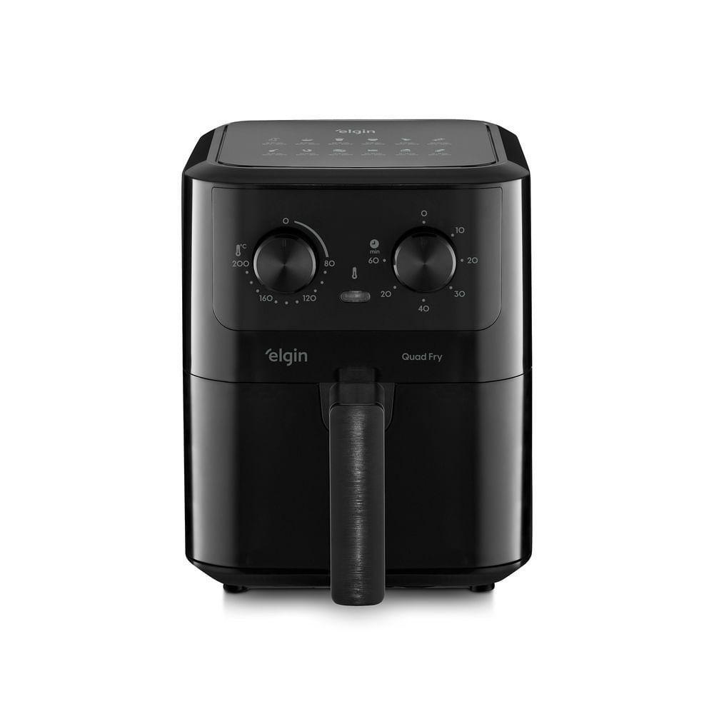 Fritadeira sem Óleo Air Fryer Elgin Quad Fry 4,2L 1400W Preto 220V