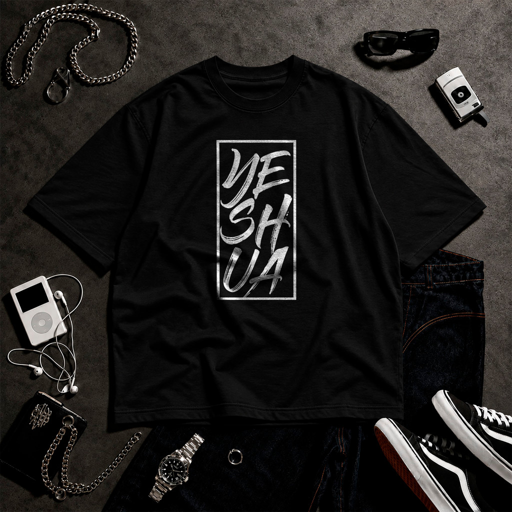 Camiseta masculina estampada 100% algodão - jesus yeshua camisa cristã evangélico