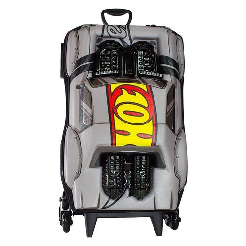 Mala Infantil 3D Rodinhas Cinza 20 Litros Night Shifter MAX TOY