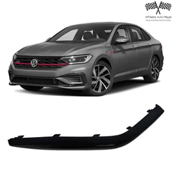Spoiler Aplique Lateral Parachoque Dianteiro Jetta Gli 2019 2020 2021 Lado Esquerdo Motorista