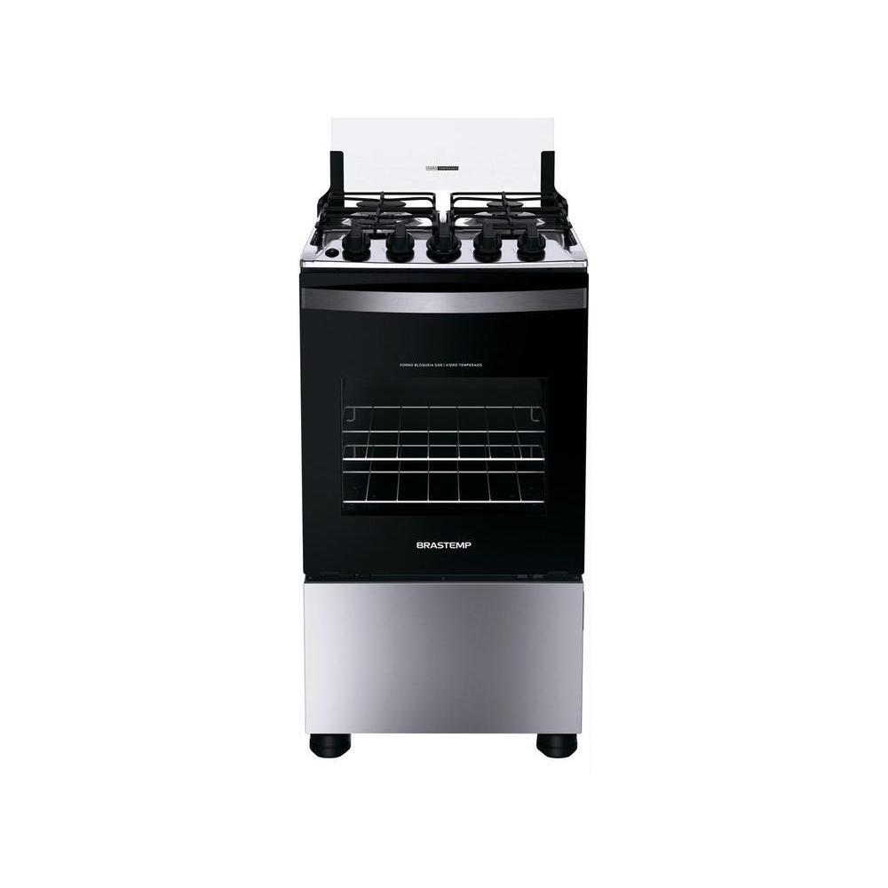 Fogão 4 Bocas Brastemp Inox BFO4NBR