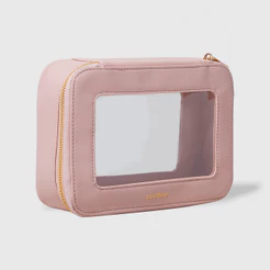 Nécessaire Nude com Transparência - Crystal Case