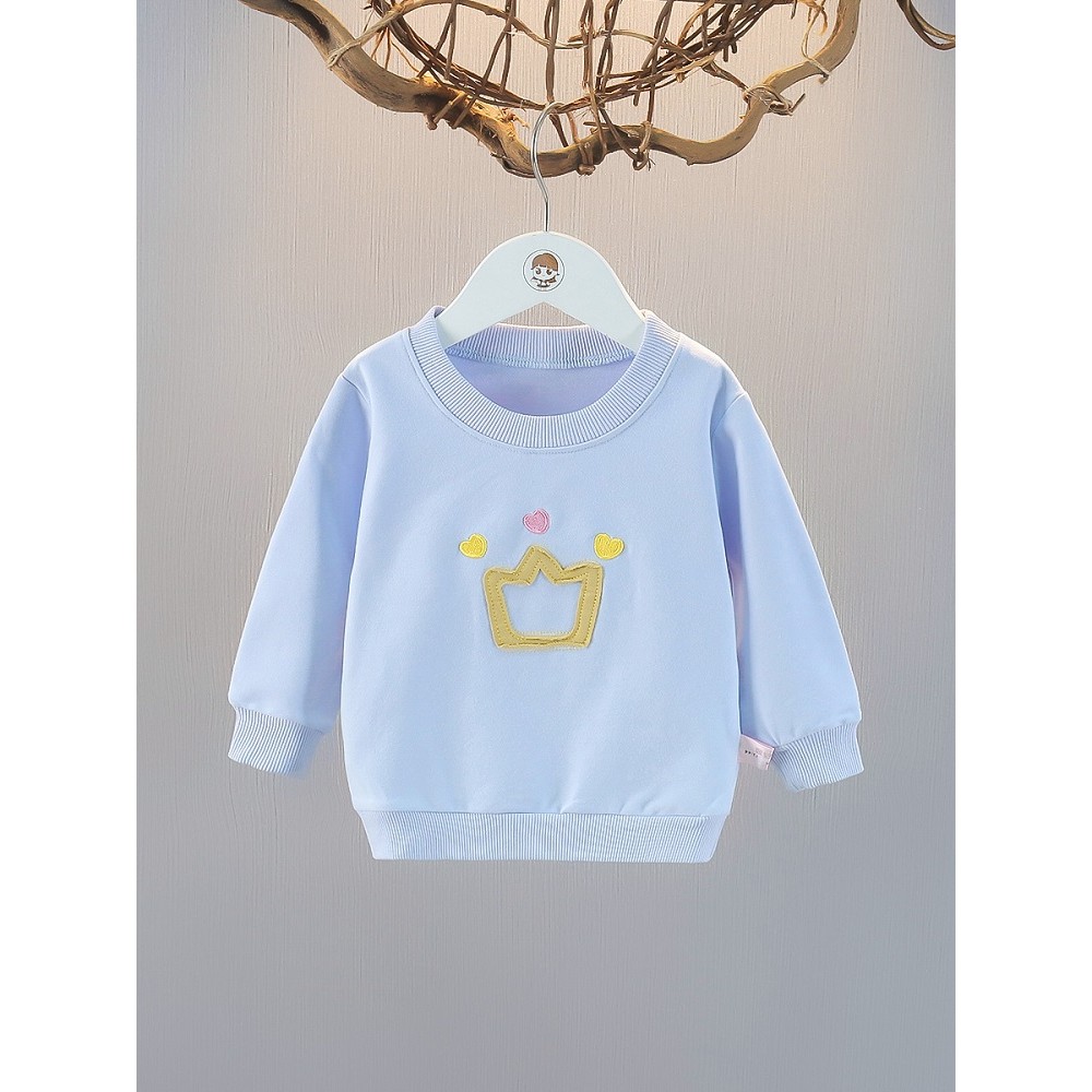 1-2-3 anos de idade meninas camiseta de manga comprida meninas bebê primavera crianças Casual primavera topos meninas ca