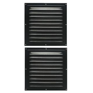 Ventilação do sótão 2 peças de parede quadrada de alumínio 250x250mm Porta externa Teto de garagem Grade de ar de 10x10