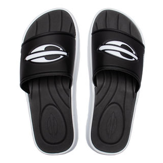 Chinelo Masculino Mormaii Quiver Slide Preto/Branco