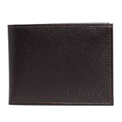 Carteira Masculina Fasolo em Couro Café