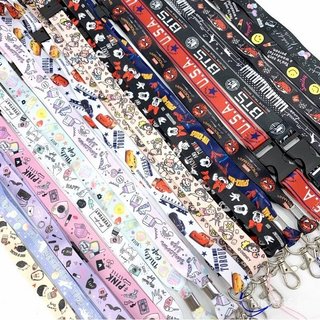 Cordão multiuso para celular com estampa de garoto e aranha, para meninas, com microfone, AVJH
