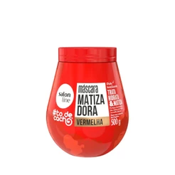 Máscara de Hidratação Matizadora Vermelha #todecacho Salon Line 500g