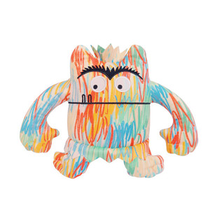 Fofo ​ Brinquedo De Pelúcia Monstro Colorido 15cm , Boneca Emocional Para Crianças E Adolescentes-Coleção De Presentes M