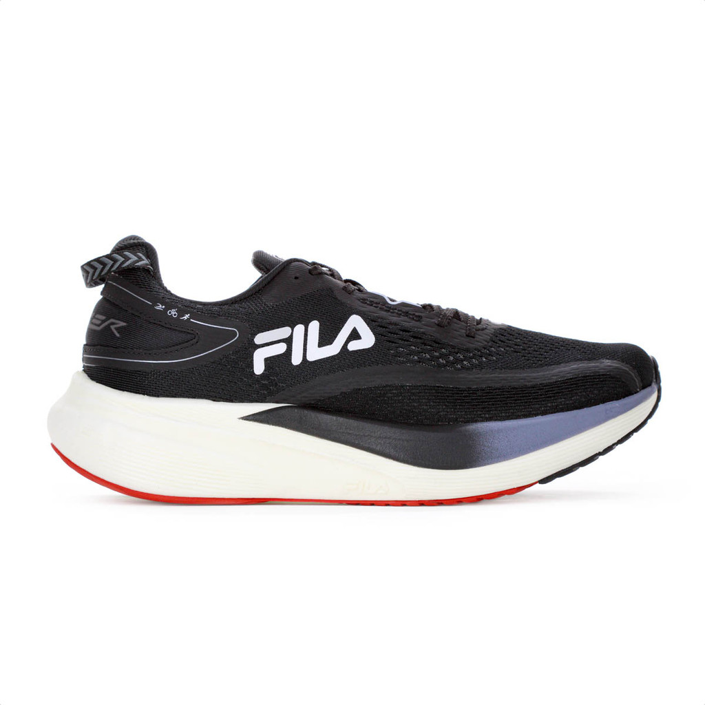 Tênis Fila Racer T2 Xtreme Preto Azul e Vermelho - Masculino