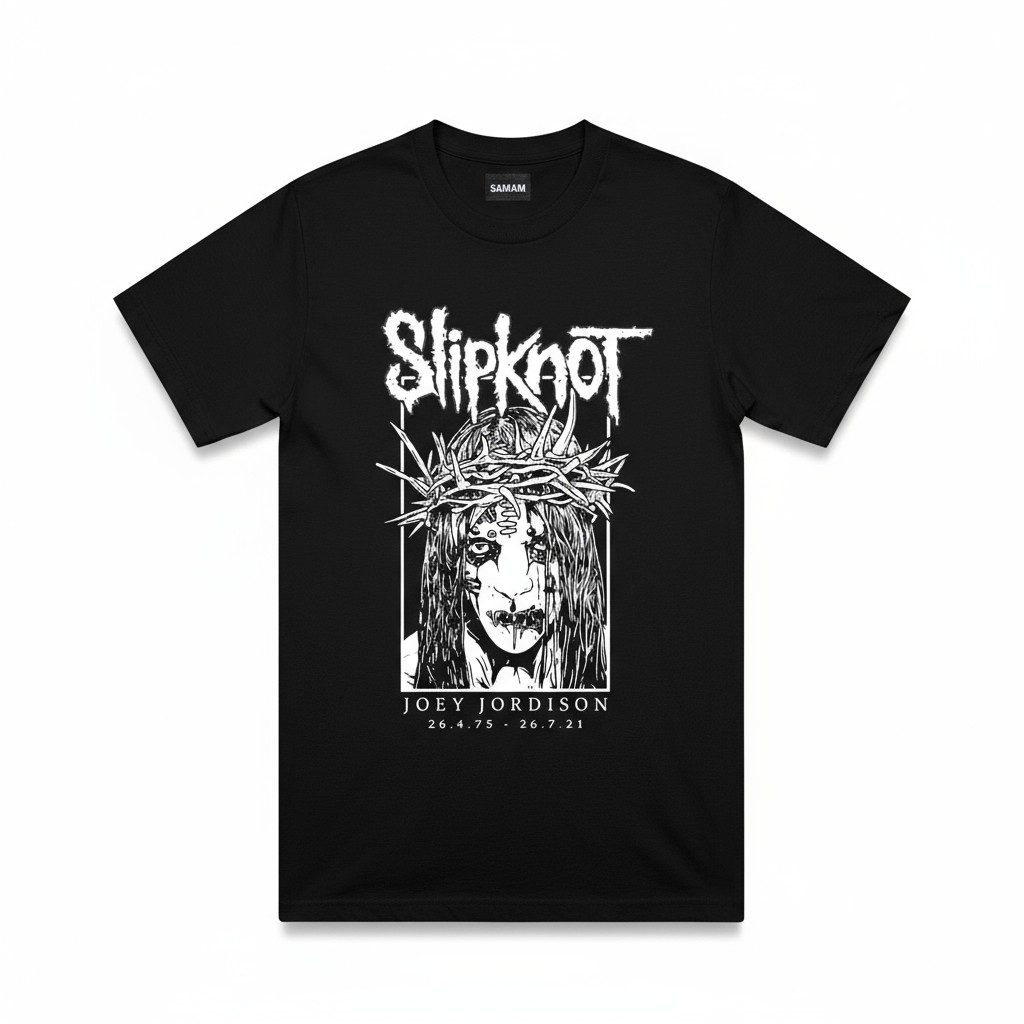 Camiseta Masculina Feminina Banda Cantores Slipknot Joye Jordison Lançamento 2024 Envio Imediato