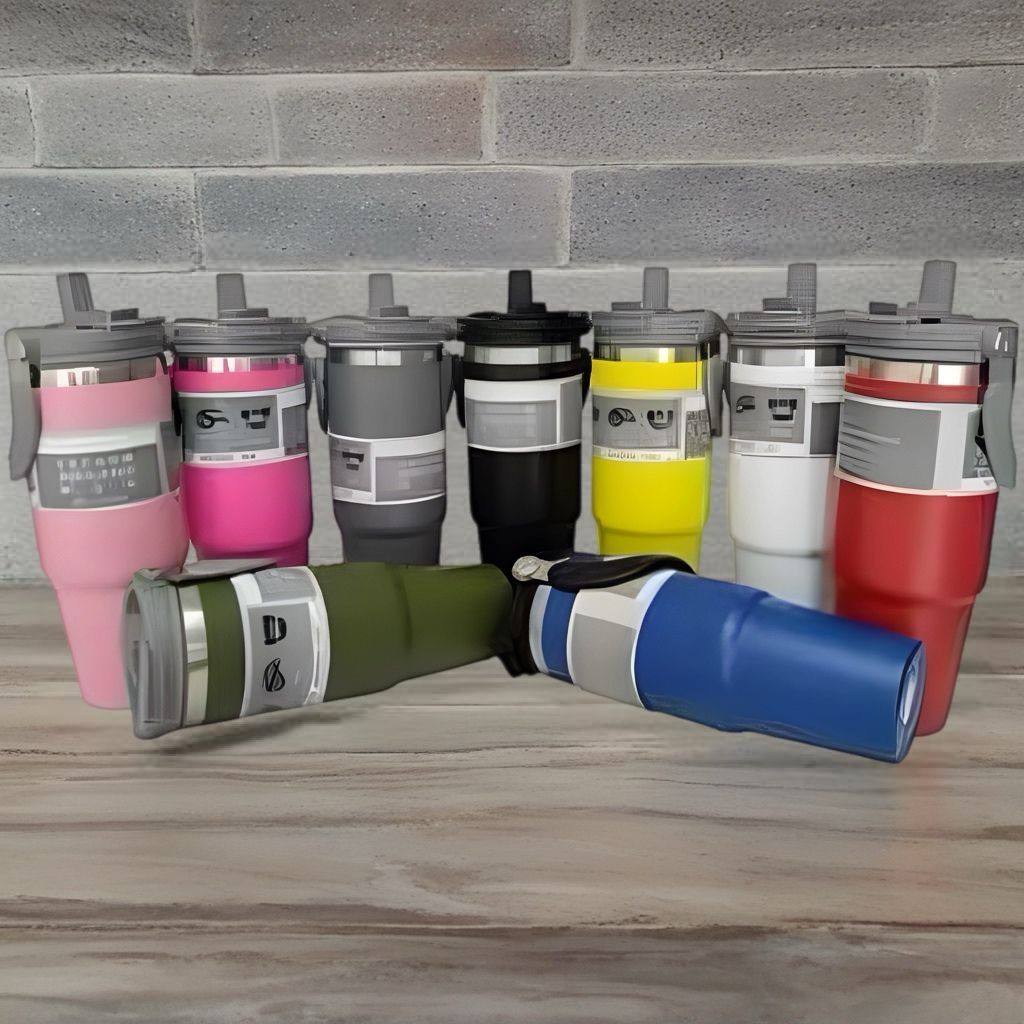 900ml Copo Térmico Aço Inox com canudo. parede dupla a vácuo quente e frio