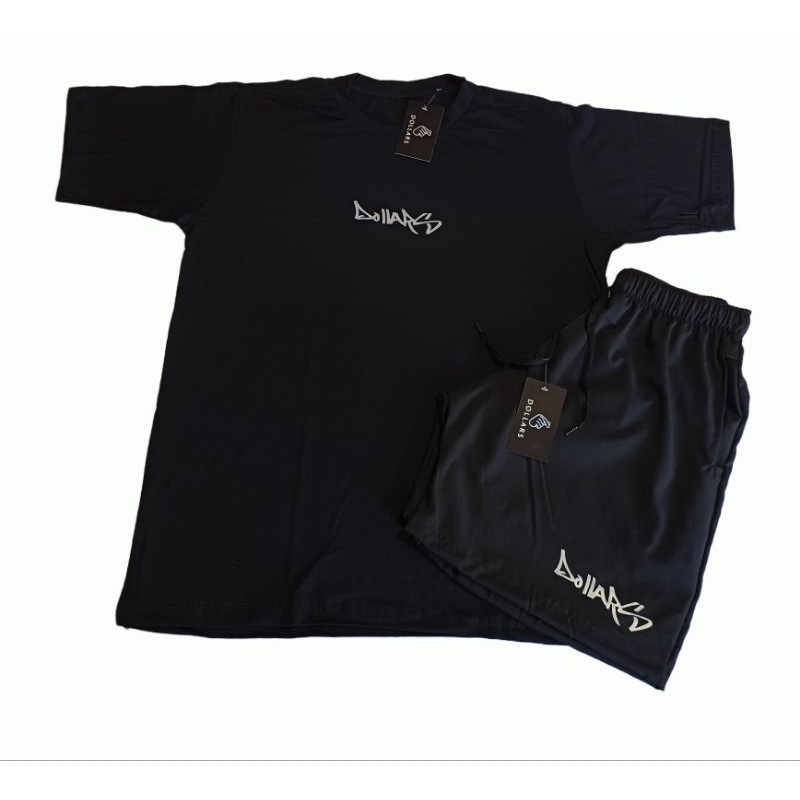 CAMISETA E BERMUDA DOLLARS STREETWEAR SWAG UNISSEX VERÃO PRAIA LANÇAMENTO