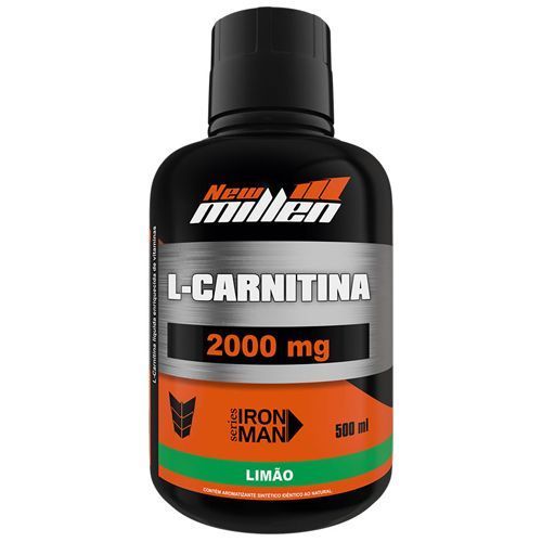 L-Carnitina 2000mg - 500ml Limão - New millen em Oferta na Shopee