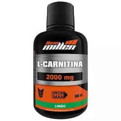 L-Carnitina 2000mg - 500ml Limão - New millen