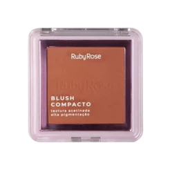 BLUSH COMPACTO RUBY ROSE TEXTURA ACETINADA BL30 7,3G