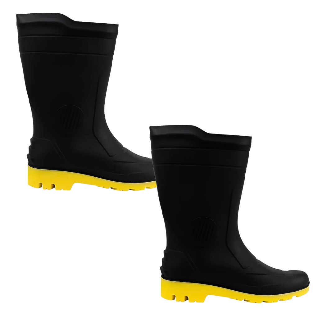 Bota Impermeável PVC Solado Amarelo